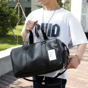 남성스런 레더 보스턴백 출장 여행 신발보관 스포츠백 남성스포츠가방 여성스포츠가방