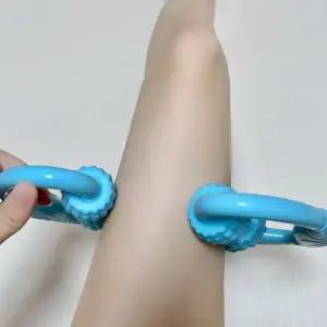 [셀러에이드]종아리 롤러 마사지기 블루