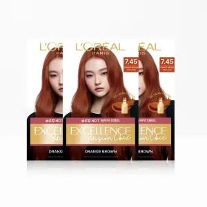 로레알파리 엑셀랑스 파리지앵 시크/크림 염모제 3개