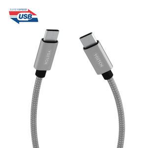 웨이크 고속충전PD 60W  케이블 C to C 타입 50CM YSC-CC400