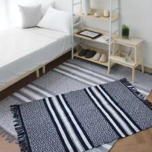 /러그랜드 엣지 에스닉 면 러그 90*140 - 2color