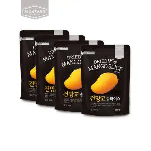 [롯데백화점]리치팜너트 건망고슬라이스 250g 4팩