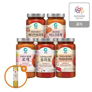 [청정원]청정원 파스타소스 5종(토마토/로제/아라비아따 등) 3개 골라담기+(증정)스파게티면250g