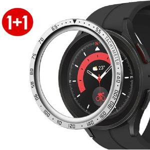 세트(2개) 갤럭시 워치5 프로 스테인리스 메탈 베젤링 40mm 44mm 45mm