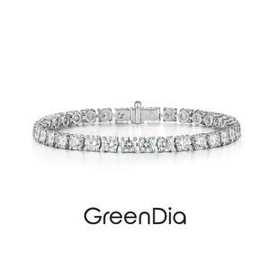 갤러리아 [그린다이아] 인터벌 14K 0.3ct 테니스 팔찌