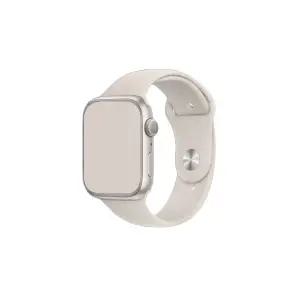 애플워치 9 GPS 41mm (스타라이트 알루미늄) S/M 스포츠밴드 MR8T3KH/A
