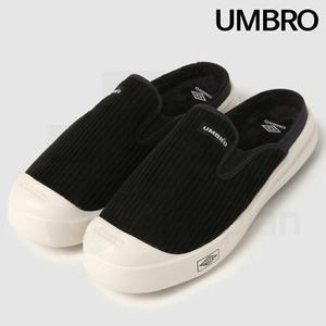 [엄브로] 엄브로 스너그 코듀로이 뮬 스니커즈 UN323CMU90 BLK