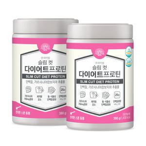 내추럴박스 프리미엄 슬림 컷 다이어트 프로틴 380g 2통