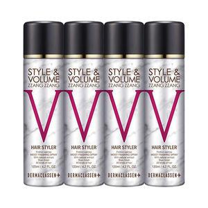 더마클라센 스타일앤 볼륨짱짱 흑채 스프레이 자연갈색 120ml x4