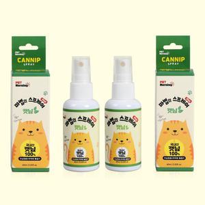 펫모닝 마법의 스프레이 캣닢 60ml X 2개