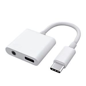 잇템 Aux 3.5mm + C타입 듀얼 변환 젠더 고속충전 이어폰 어댑터 (J005-I)