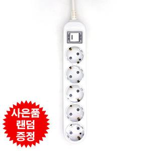 무료배송 국내제조 이제로 접지 멀티탭 16A 5구 1M PM05 내열 난연재질