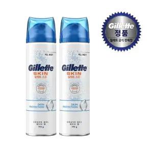 [질레트][P&G] 질레트 스킨텍 저자극 쉐이빙젤 195g 2개
