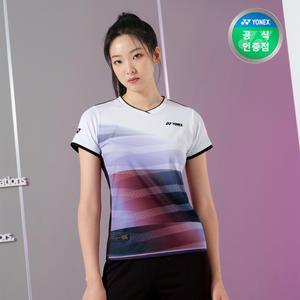 요넥스 243TS006F 여성용 배드민턴 반팔 티셔츠 게임웨어