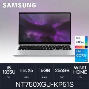 HMC / 삼성전자 갤럭시북4 / NT750XGJ-KP51S (D4 RAM 16GB / NVMe 256GB / WIN11H) / i5-1335U /FHD
