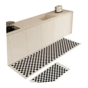 규조토 발매트 시크 모던 체크 4타입 2사이즈 주방 욕실 거실