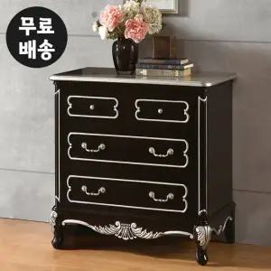 라헬 엔틱 서랍장 원목 3단 체스트 안방 거실 서랍