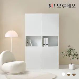 [착불]보루네오 뮤센 거실장 키큰장 1200 B세트 높은 월플렉스
