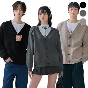 [체이스컬트] 공용 베이직 CARDIGAN/3Color