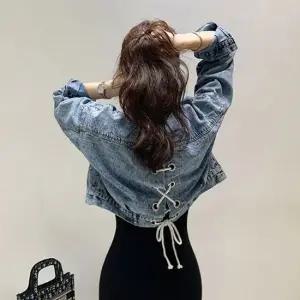 [미나그램] 패린 아일렛 숏 청자켓