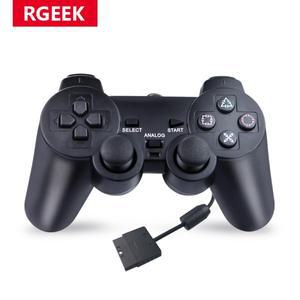PS2/PS2 용 Sony 컨트롤러 RGEEK 유선 게임 패드 Playstation 조이스틱 진동 충격 PC