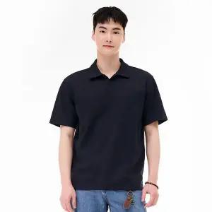 [하프클럽/체이스컬트]남성 오픈 카라 반팔 티셔츠-EBRK5711D04