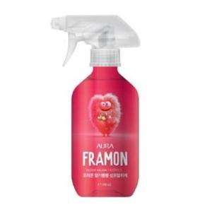 [신세계 규격](의정부점)LG 아우라 프라몬 섬유탈취제 로즈머스크향 490ml