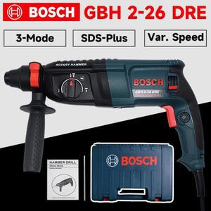 브러시리스 Bosch GBH2-26DRE 로터리 해머 2.9kg 경량 박스 포함 3기능 전기 해머 및 콘크리트 목재 작업용