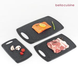 벨라쿠진 블랙 마블 양면 도마 골라담기 / S(소) M(중) L(대) 3종 세트 논슬립 사각 커팅보드