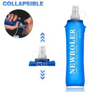 BOLER 250ml 물병 TPU 접이식 소프트 플라스크 스포츠 워터 가방 러닝 캠핑