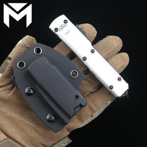 MICRO EDC TECH 백색 군인 UT UITRA OTF TECH 칼 돌 세척 D2 강철 블레이드 항공 알루미늄 손잡이 MT 휴