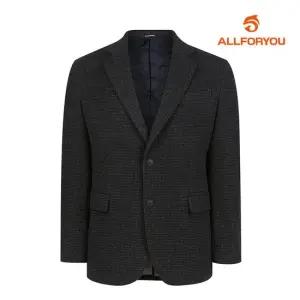 남성 울 캐시미어 블렌드 잔체크 등판 누빔 자켓 AGKKL9111-915_G