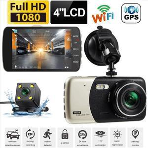 블랙박스 차량용 DVR 와이파이 GPS 1080P HD 듀얼 후방 보기 운전 비디오 녹음기 자동 주차 모니터 대시캠