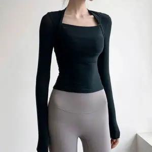 [셀러에이드]다용도 피트니스 여성 필라폴웨어 스퀘어넥 긴팔티