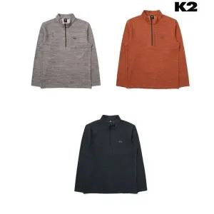 갤러리아 K2  남성 간절기 긴팔 FLYHIKE 멜란지 집업 티셔츠 KMU23217