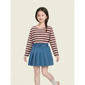 [BEANPOLE KIDS] [Essential] 스트라이프 긴팔 티셔츠 - 라이트 핑크 (BI5841UE2Y)