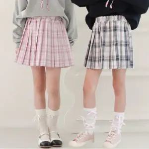 [보리보리/주니걸즈]체크주름치마바지