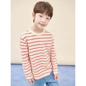 [BEANPOLE KIDS] [BEANPOLE KIDS] [BEANPOLE KIDS] 가을 멀티 스트라이프 긴팔 티셔츠  베이지 (BI5841U11A) (BI5841U11A) (BI5841U11A)