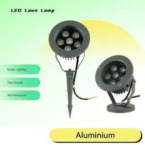 경관조명 정원등 야외 잔디등 방수 스파이크 잔디 램프 30도 LED 스포트라이트 조경 조명 AC110V 220V DC24