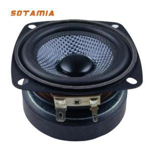 SOTAMIA 1Pcs 3 인치 오디오 스피커 6 옴 15W 유리 섬유 콘베이스 사운드 음악 Hifi 확성기 DIY 데스크탑