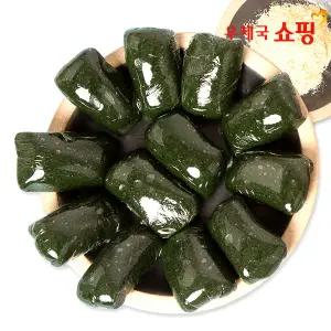 [우체국쇼핑] 완주에서 만든 쑥떡 쑥인절미 맛있는 아침식사대용 쑥개떡 영양떡 개별포장떡