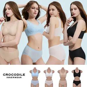 [크로커다일]크로커다일 심리스 퓨징 브라팬티 패키지(4세트)