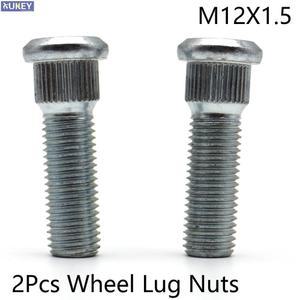 Toyota Camry Lexus ES250 ES330 ES350 요소 Chevrolet Prizm 90942-02049 트럭 휠 부품 용 2pcs 자동차 러그 스터드 볼트 너트