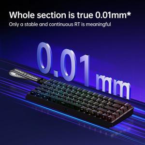 ACE68 MCHOSE Pro 자기 식 키보드 게임용 유선 0.01mm RapidTrigg 8000Hz SOCD/Rs 0.125ms 128K 샘플링 속
