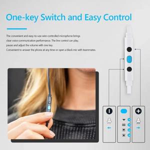 Logitech G333 헤드셋 게임용 Berkabel In-Ear with Microphone Type C for Gaming Laptop