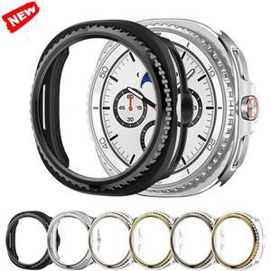 삼성 갤럭시 시계 8 클래식 46mm 보호대 베젤 링 + 커버 하드 PC 범퍼 쉘 Watch8 케이스