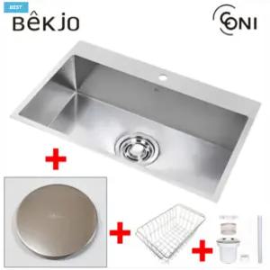 백조씽크 고니 리폼사각씽크볼 ECNRW8630 엠보 주방싱크볼 싱크대교체