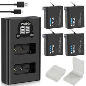 GoPro Hero 4 배터리 및 LED 충전기 AHDBT-401 HERO4 블랙 실버 액션 카메라 액세서리  probty