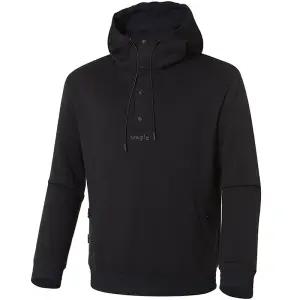 국내매장정품 와이드앵글 남성 골프웨어 티셔츠 WG 픽셀 로고 하이브리드 후드 (Black) 봄 와이드앵글티셔