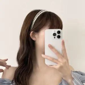 커페 블링블링 진주 큐빅 헤어밴드 머리띠